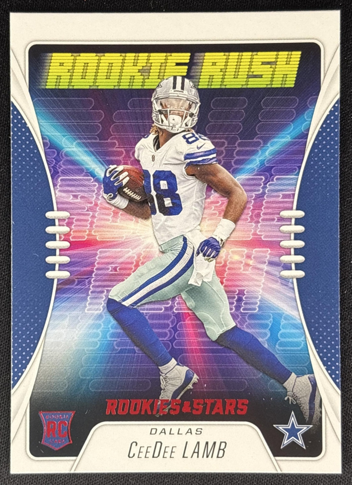 CeeDee Lamb 2020 Panini Rookies & Stars Rookie Rush Cowboys Front