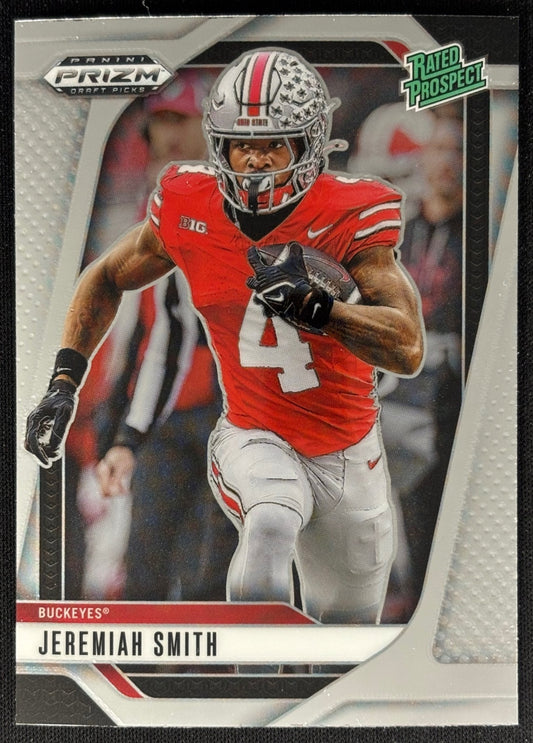 Jeremiah Smith 2025 Prizm Draft Picks Buckeyes - front