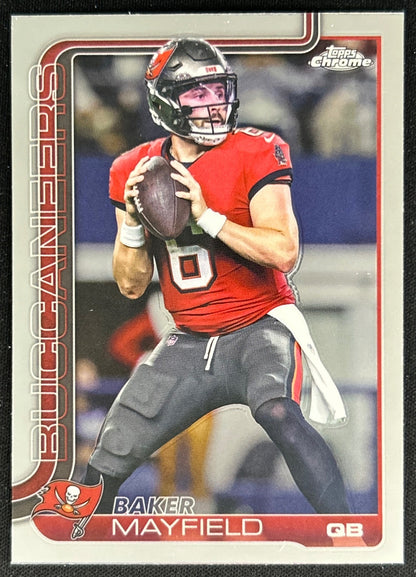 Baker Mayfield 2025 Topps Chrome Buccaneers Default Title Sports Trading Cards