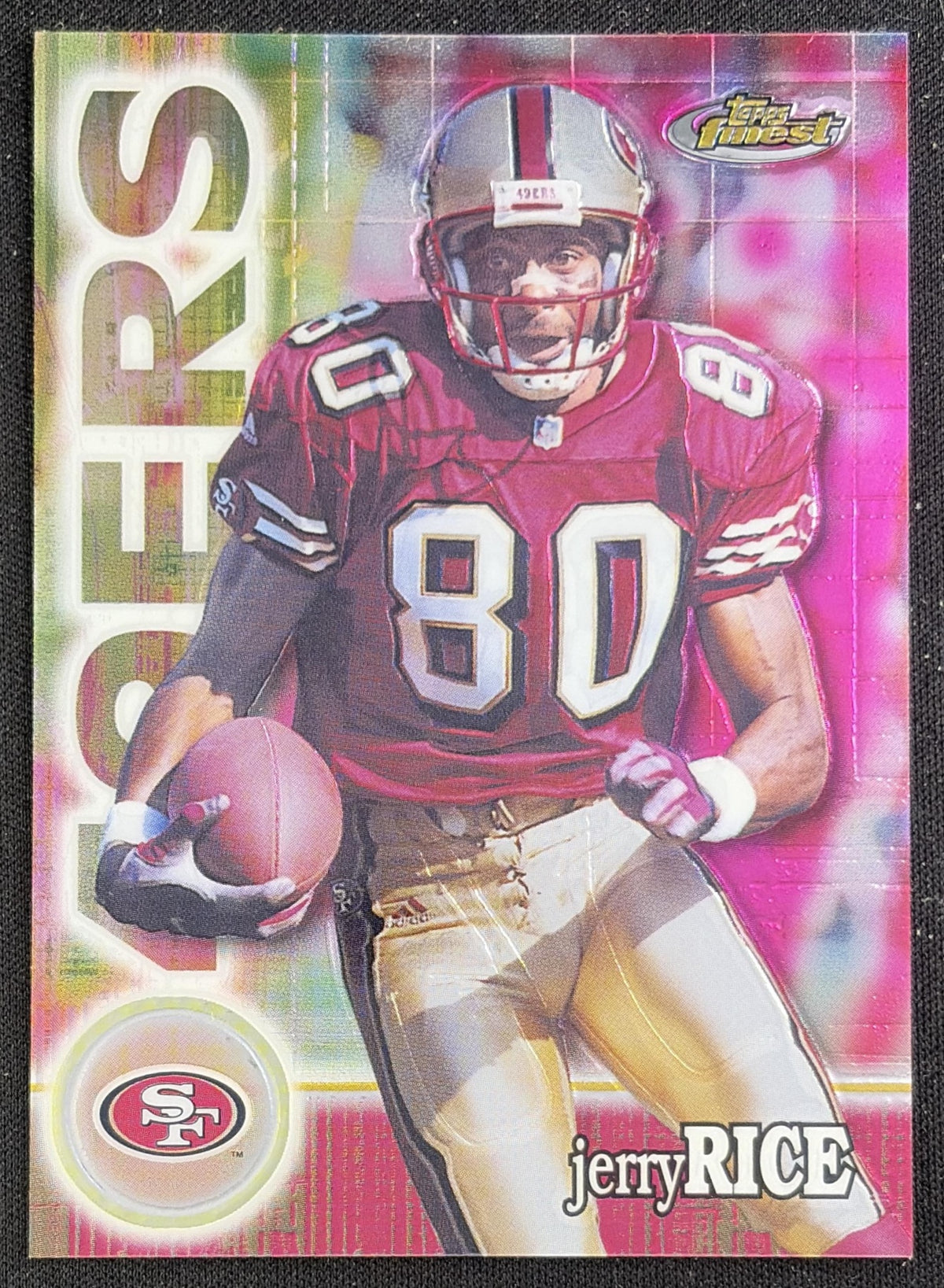 Jerry Rice 2000 Topps Finest 49ers Sports Trading Card