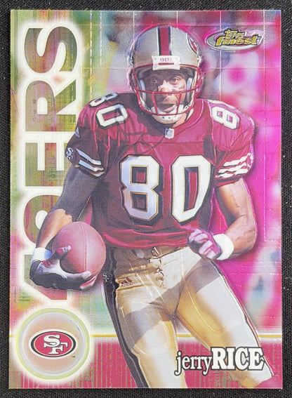 Jerry Rice 2000 Topps Finest 49ers Sports Trading Card