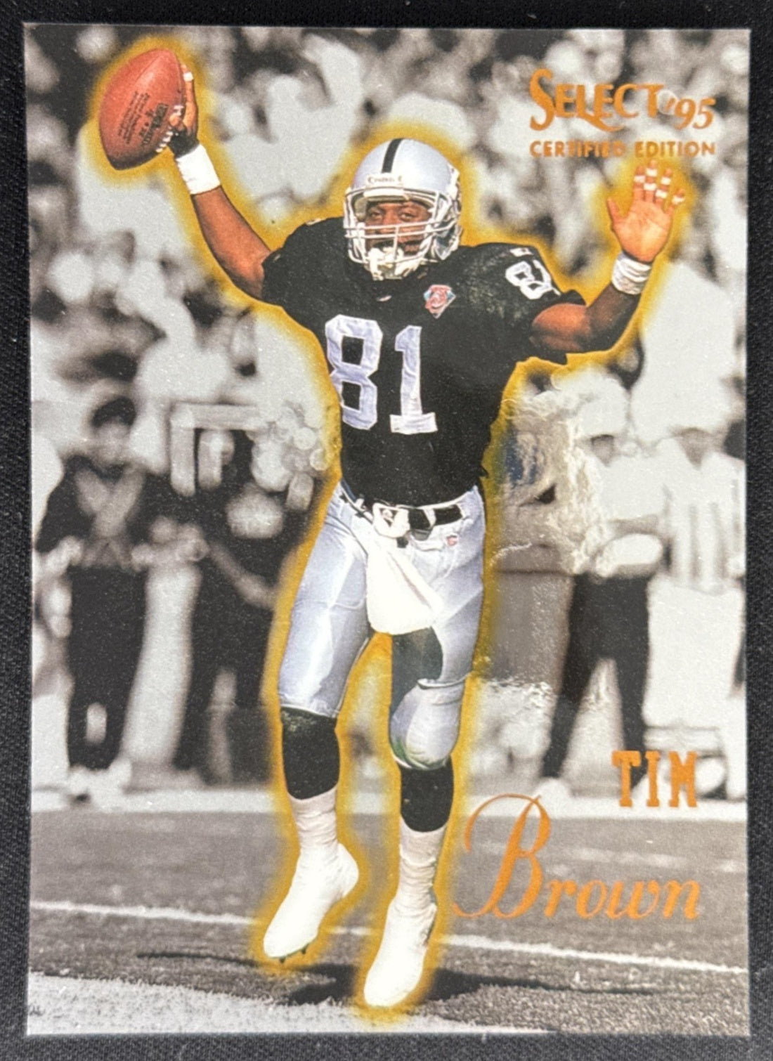 Tim Brown 1995 Pinnacle Select Certified Raiders Sports Trading Card