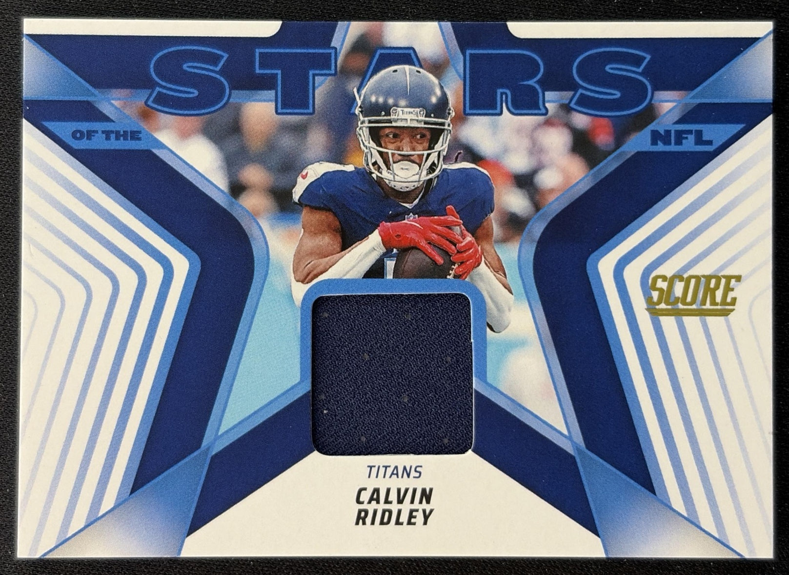 Calvin Ridley 2025 Panini Score Stars of the NFL Jersey Titans front