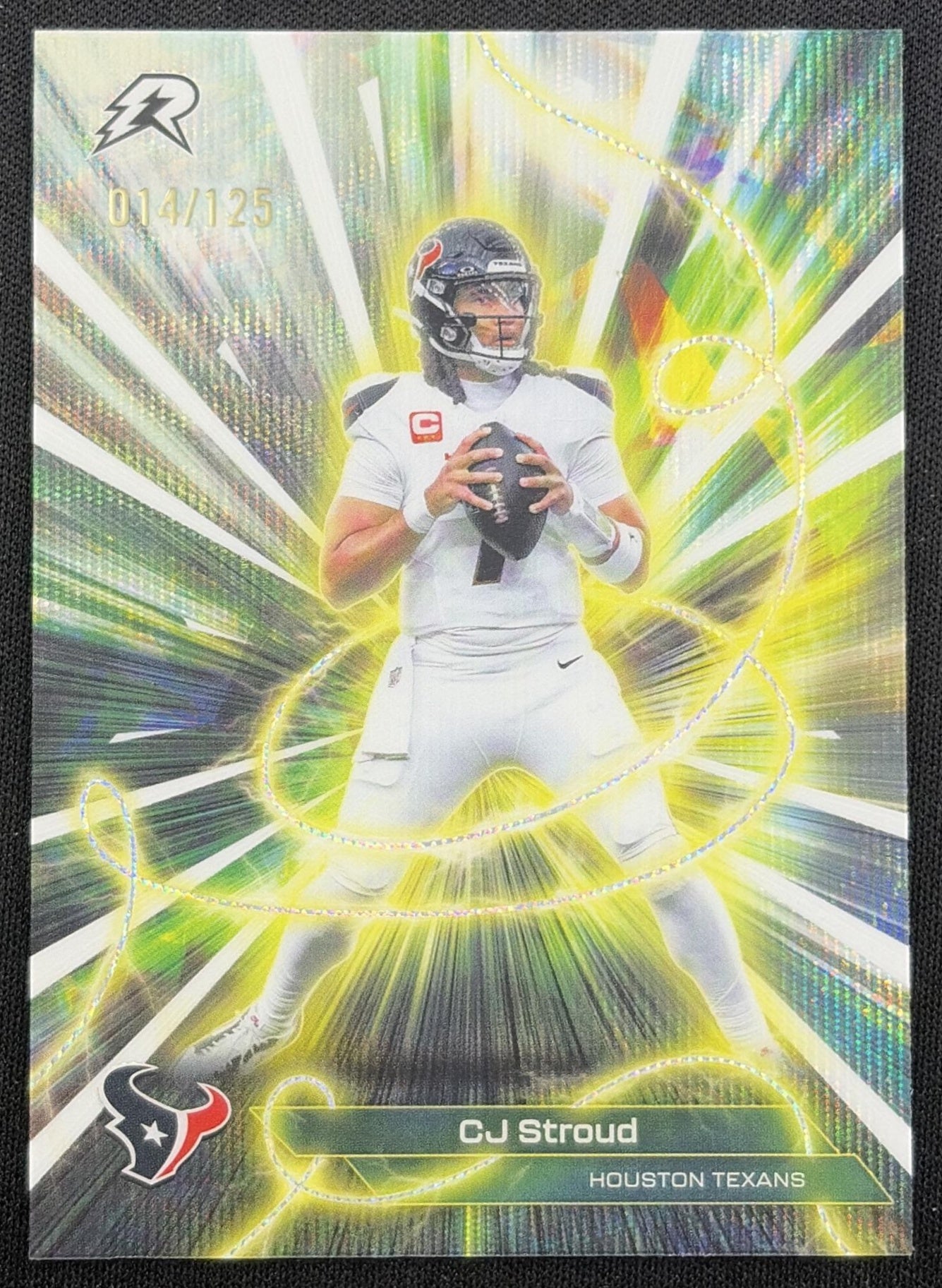 CJ Stroud 2025 Topps Resurgence Conductors White Surge Refractor /125 Texans Houston Texans