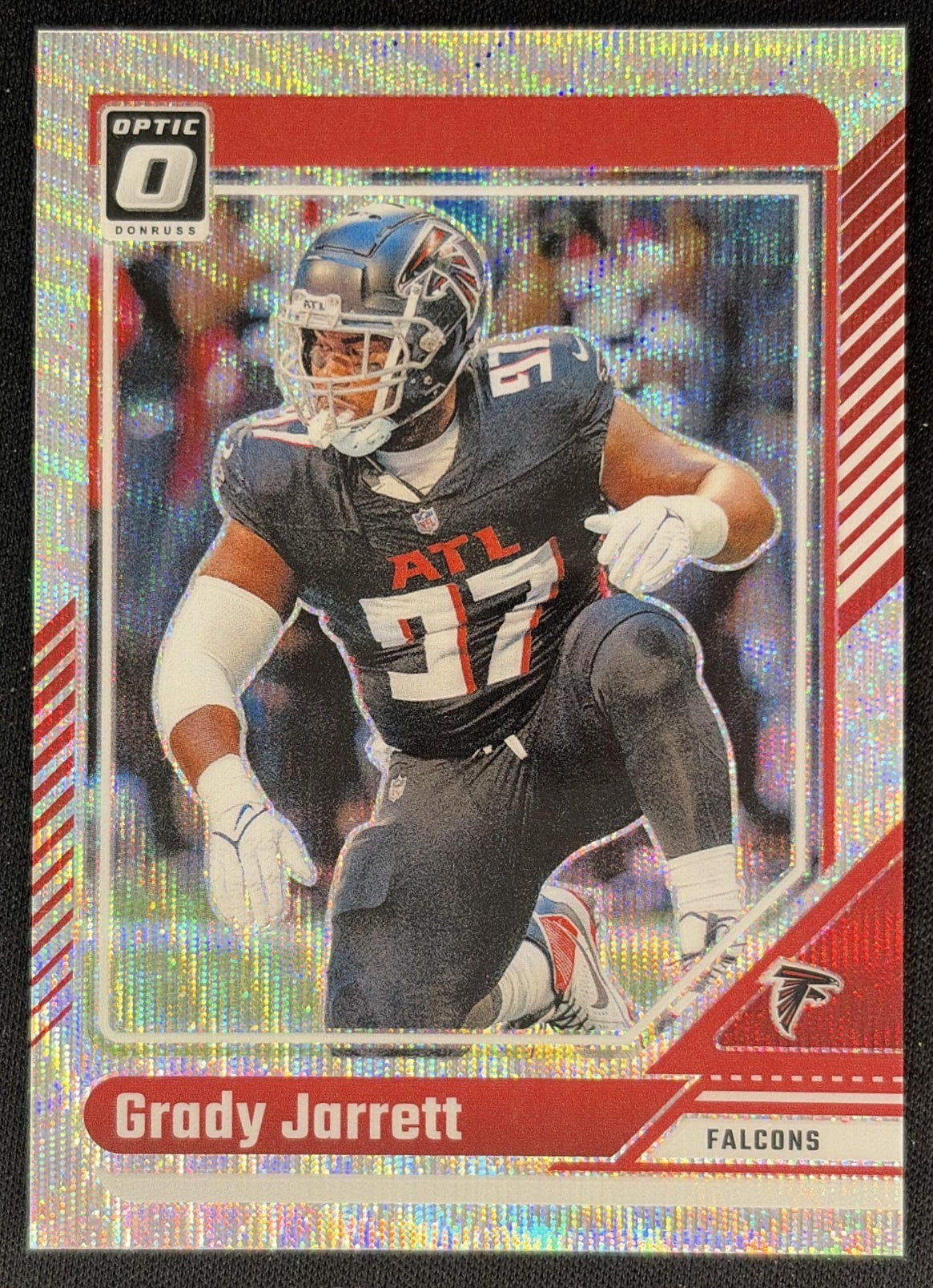 Grady Jarrett 2024 Panini Donruss Optic Wave /300 Falcons front