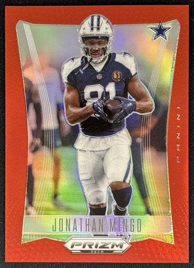 Jonathan Mingo 2024 Panini Prizm Deca Red /199 Cowboys Sports Trading Cards