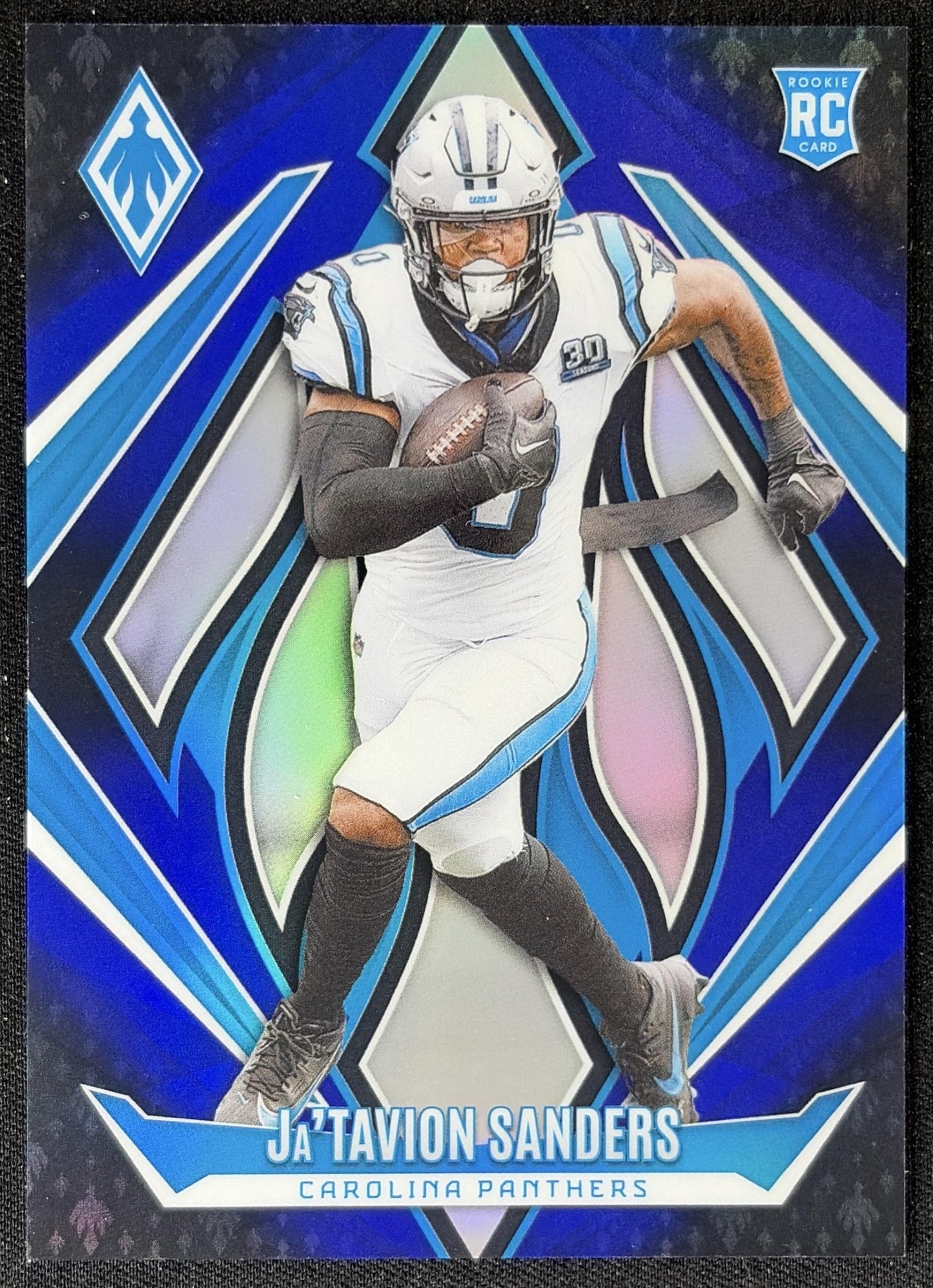 Ja'Tavion Sanders 2024 Panini Phoenix Blue Fade /249 Panthers