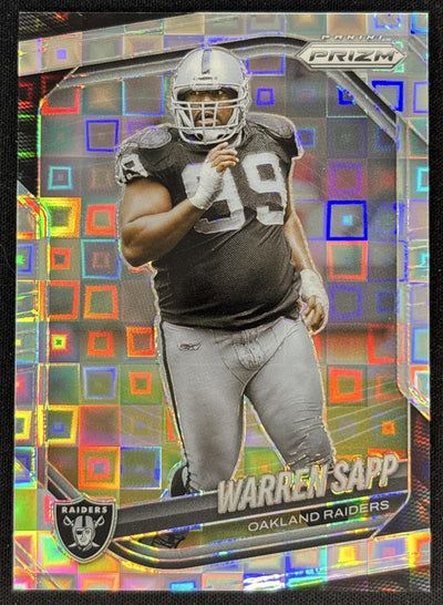Warren Sapp 2025 Panini Prizm Pandora /400 Raiders Sports Trading Cards