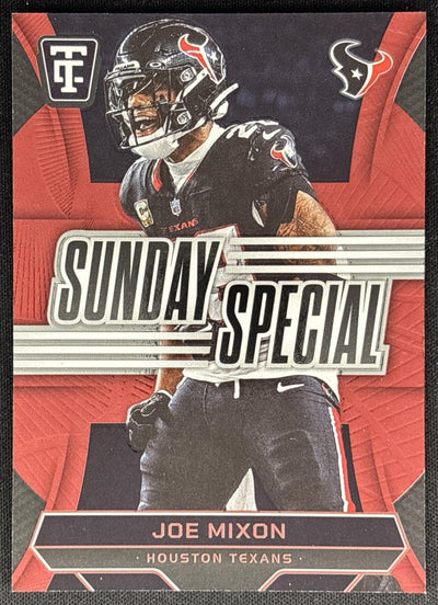 Joe Mixon 2024 Panini Totally Certified Sunday Special Red /249 Texans Sports Trading Cards