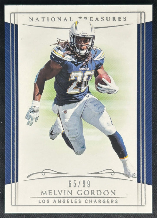 Melvin Gordon 2017 Panini Immaculate Collection /99 Chargers Sports Trading Cards