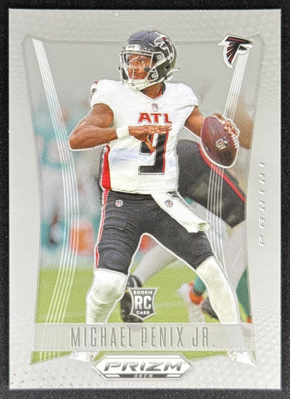 Michael Penix Jr. 2024 Panini Prizm Deca Falcons Sports Trading Card