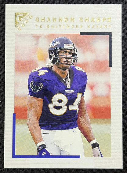 Shannon Sharpe 2000 Topps Gallery Ravens Sports Trading Card