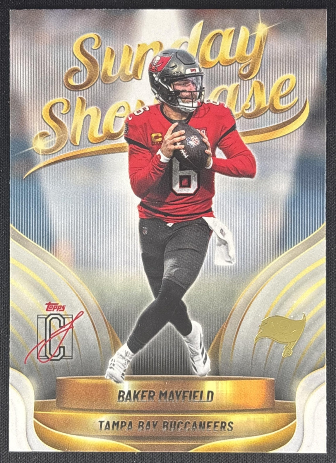 Baker Mayfield 2025 Topps Signature Class Sunday Showcase Buccaneers front