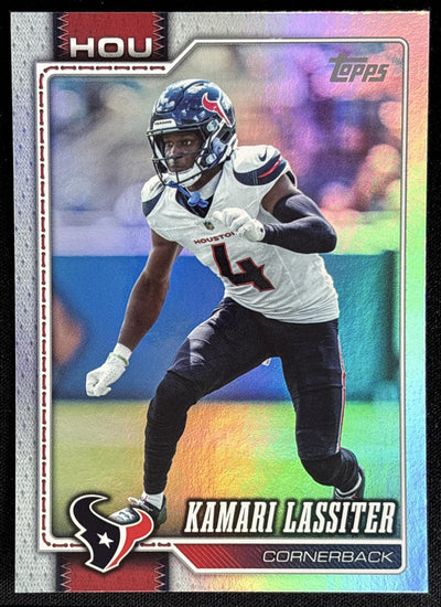 Kamari Lassiter 2026 Topps Rainbow Foil Texans