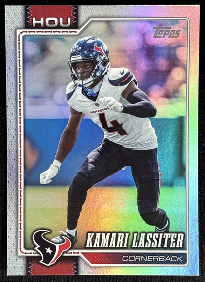 Kamari Lassiter 2026 Topps Rainbow Foil Texans