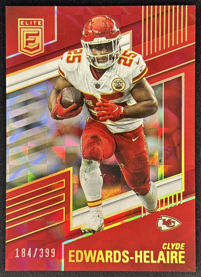 Clyde Edwards-Helaire 2022 Panini Donruss Elite Red /399 Chiefs