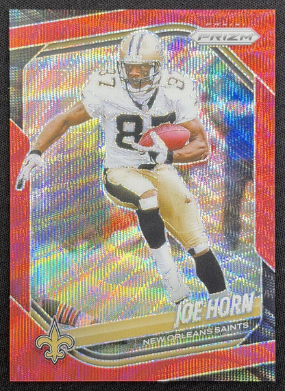 Joe Horn 2025 Panini Prizm Red Wave /149 Saints New Orleans Saints