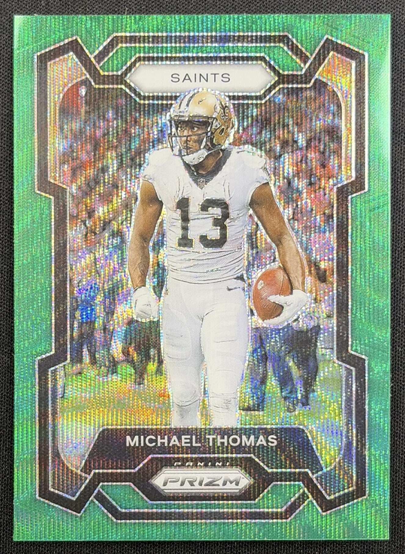 Michael Thomas 2023 Panini Prizm Green Wave Saints