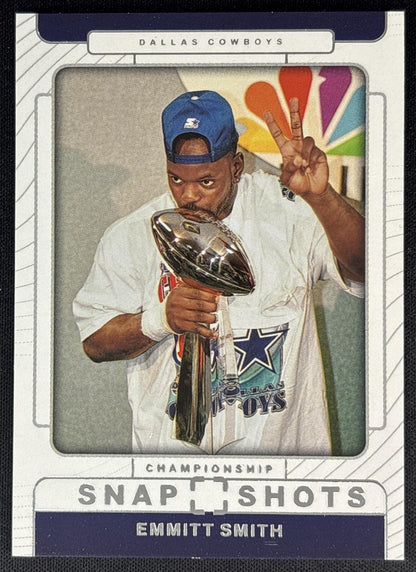 Emmitt Smith 2025 Panini PhotoGenic Championship Snapshots Cowboys