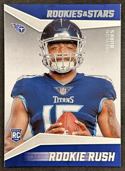 Treylon Burks 2022 Panini Rookies & Stars Rookie Rush Titans Sports Trading Cards