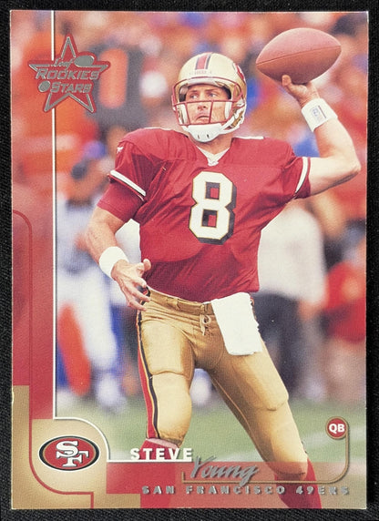 Steve Young 2000 Leaf Rookies & Stars 49ers front