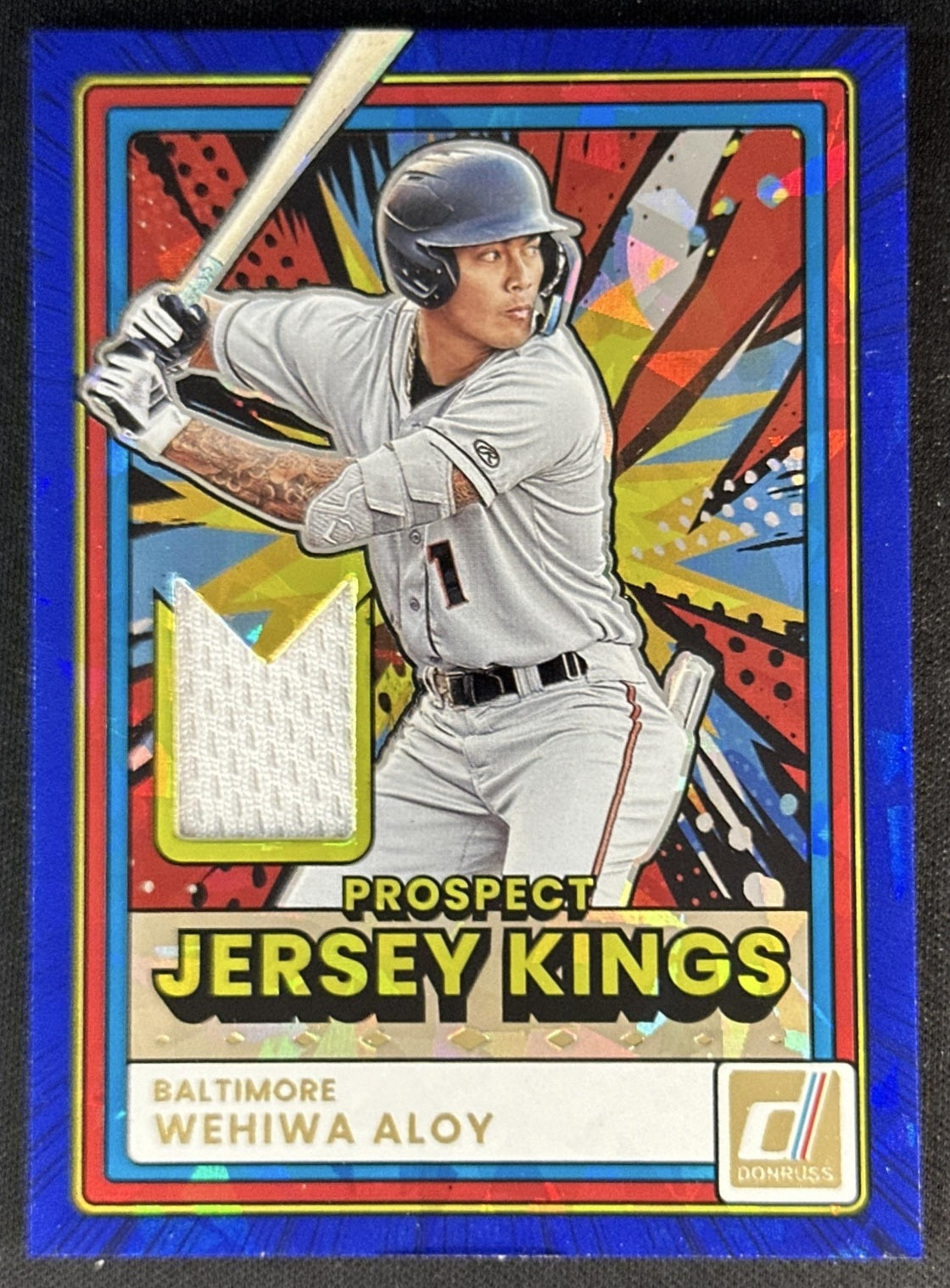 Wehiwa Aloy 2026 Panini Donruss Prospect Jersey Kings Blue Ice Orioles