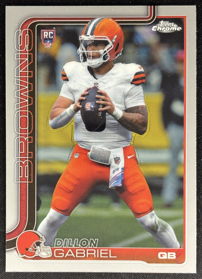 Dillon Gabriel 2025 Topps Chrome Rookie Browns
