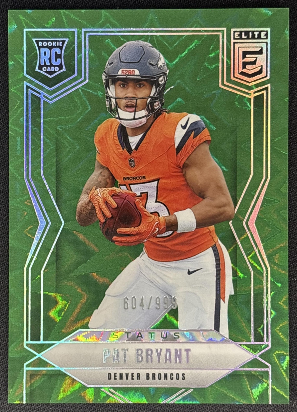 Pat Bryant 2025 Panini Donruss Elite Rookies Status Explosion /999 Broncos