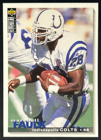 Marshall Faulk 1995 Collector's Choice Colts Default Title Sports Trading Card