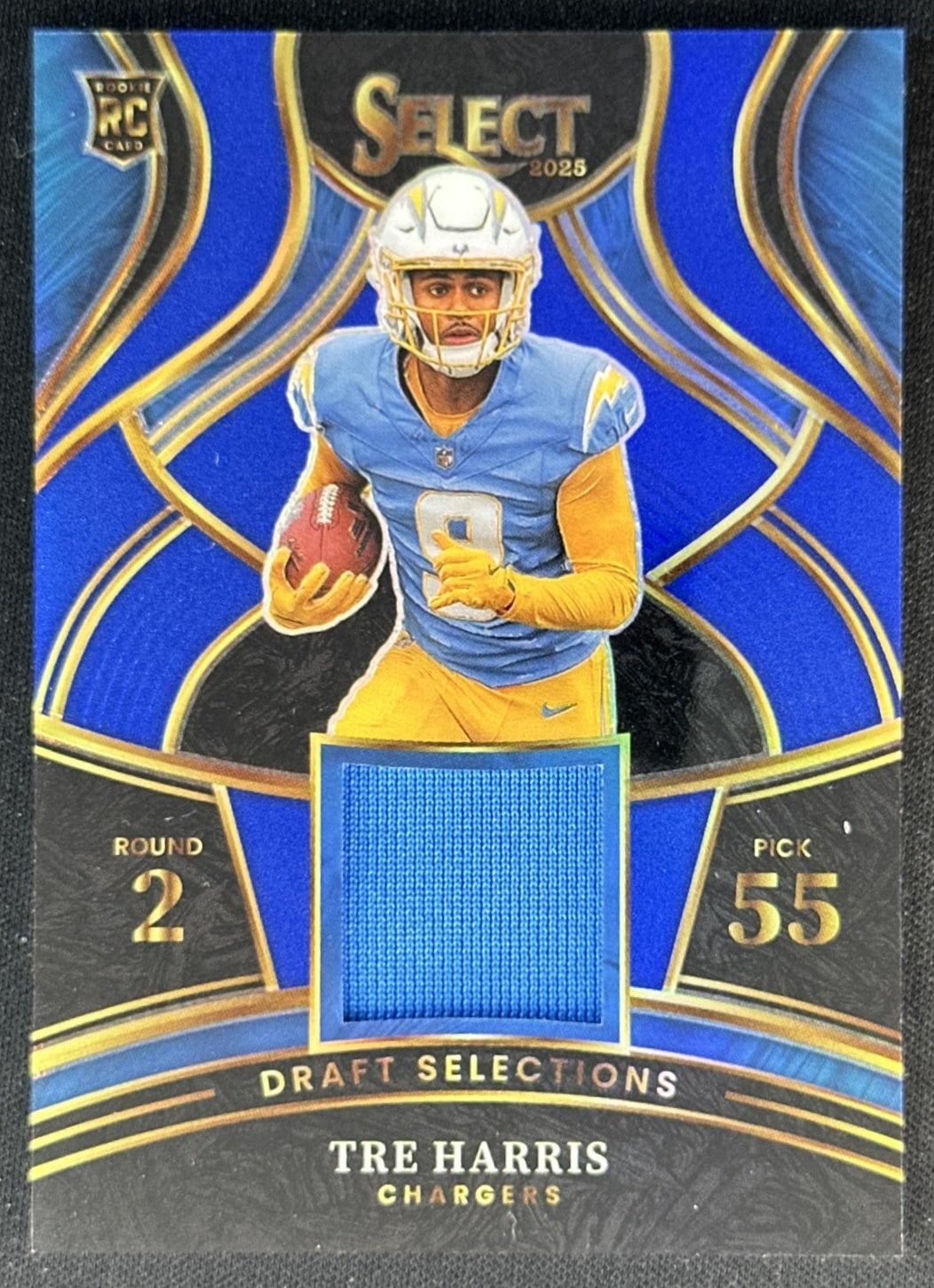 Tre Harris 2025 Panini Select Draft Selections Memorabilia Blue Prizm Chargers Default Title Sports Trading Cards