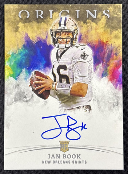 Ian Book 2021 Panini Origins Rookie Auto New Orleans Saints