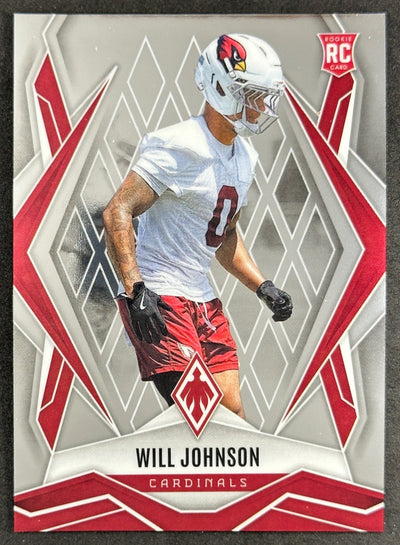 Will Johnson 2025 Panini Phoenix Rookie Cardinals Default Title Sports Trading Cards