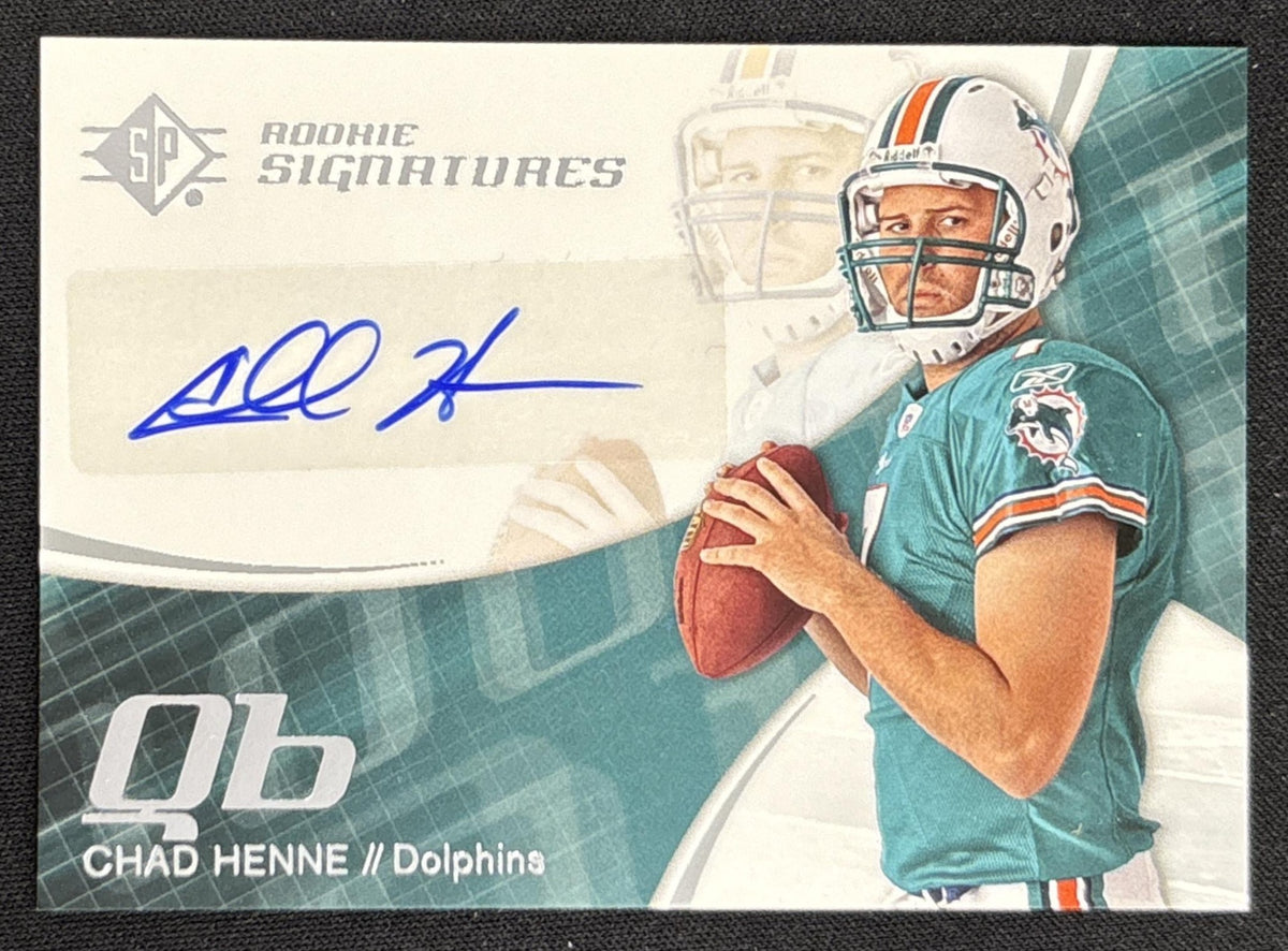 Chad Henne 2008 SP Authentic Retail Dolphins