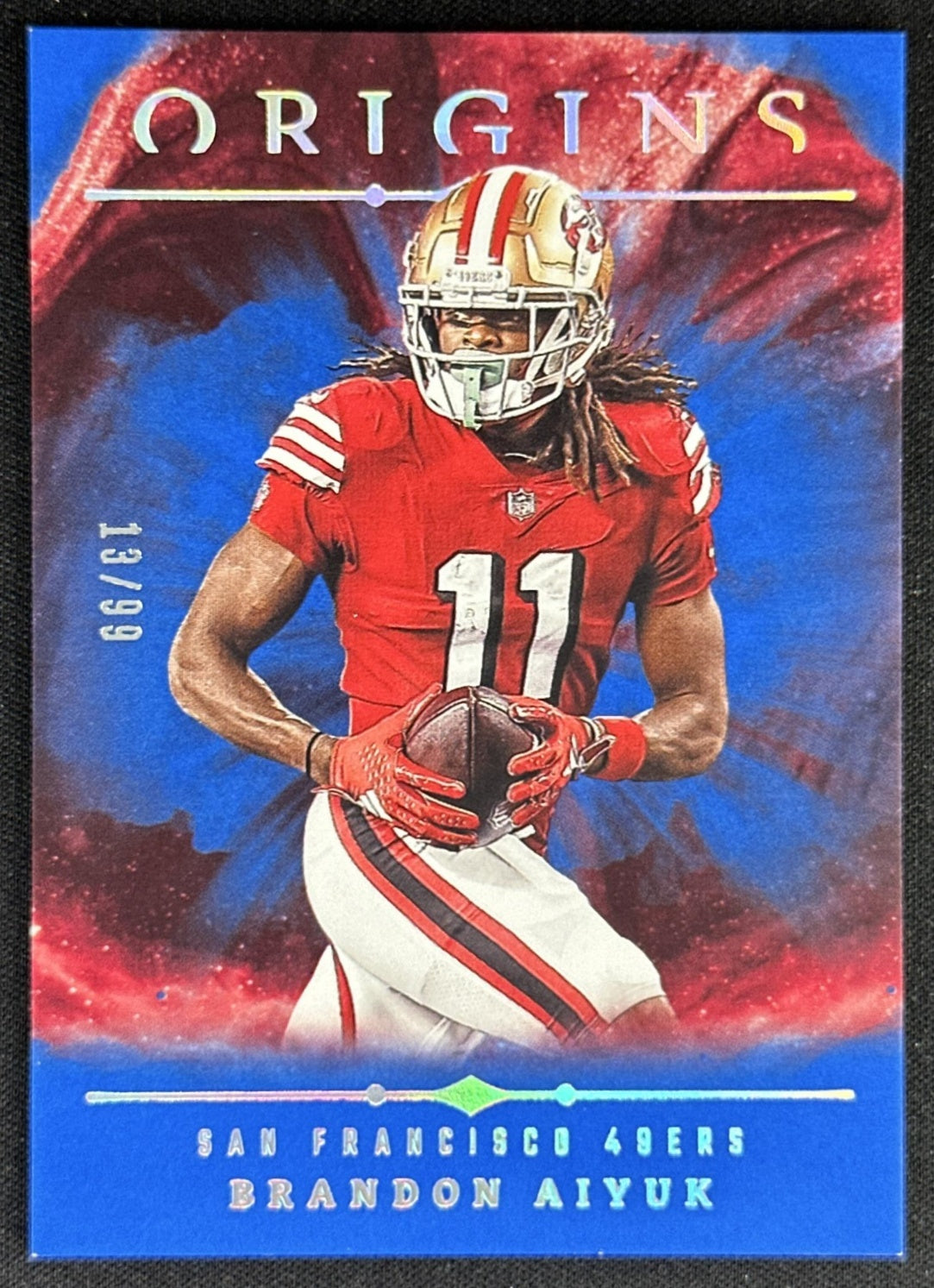 Brandon Aiyuk 2024 Panini Origins Blue /99 49ers