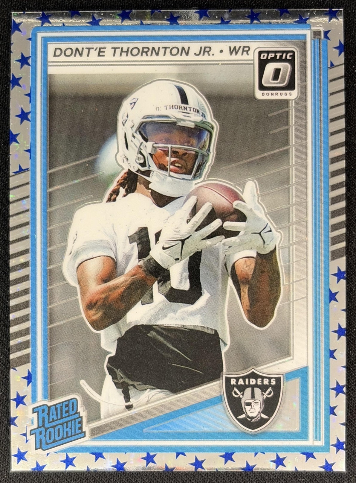 Dont'e Thornton Jr. 2025 Panini Donruss Optic Rated Rookie Stars Prizm Raiders