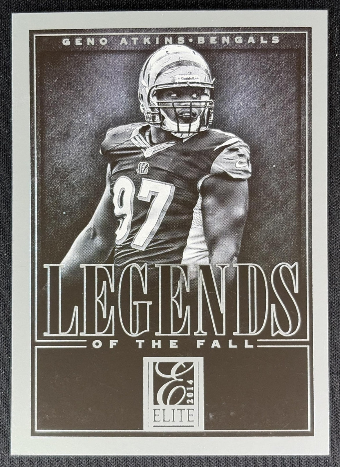 Geno Atkins 2014 Panini Elite Legends of the Fall Silver Bengals - Front