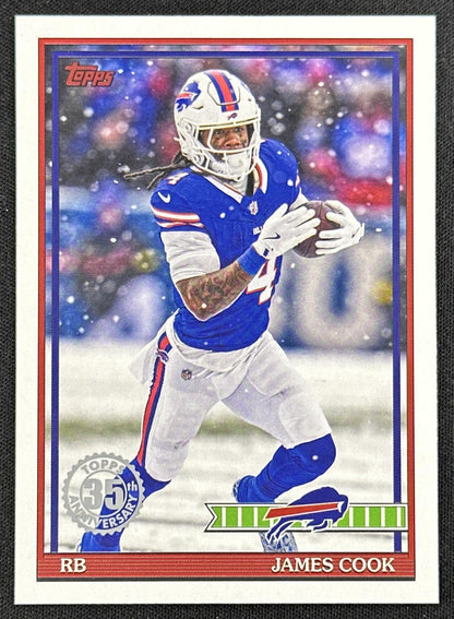 James Cook 2026 Topps Flagship 1991 Bills