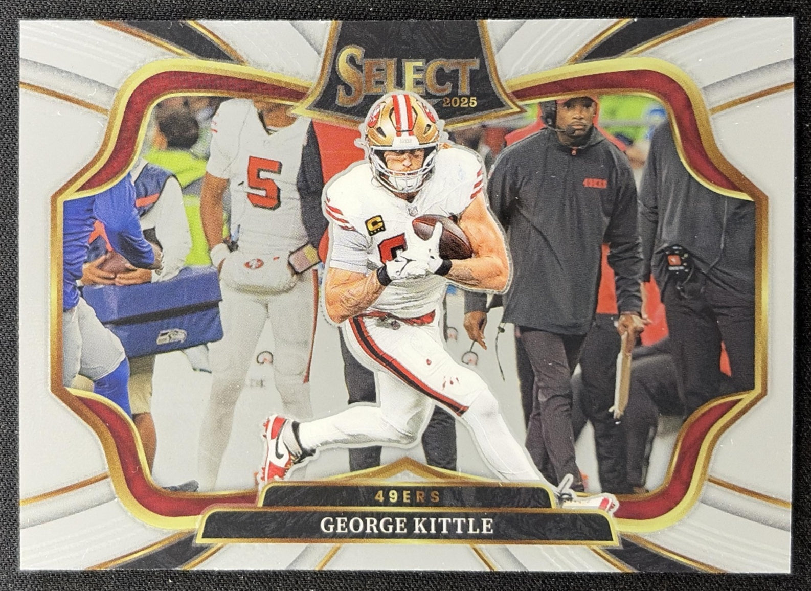 George Kittle 2025 Panini Select Field Level 49ers