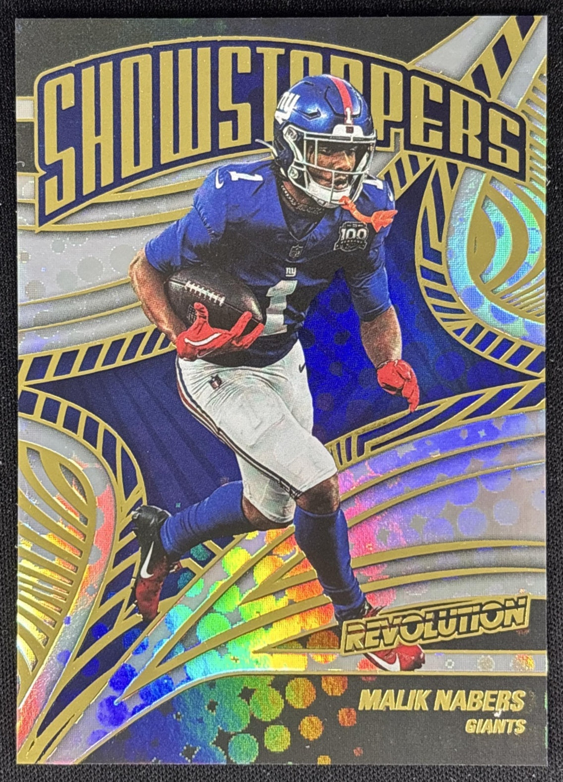 Malik Nabers 2025 Panini Revolution Showstoppers Giants Sports Trading Cards