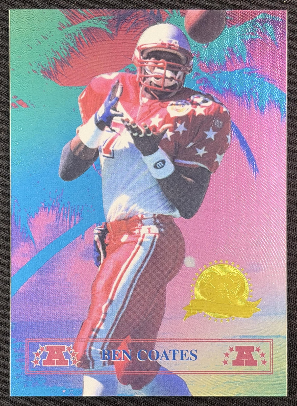 Ben Coates 1996 Collector's Edge /500 Patriots