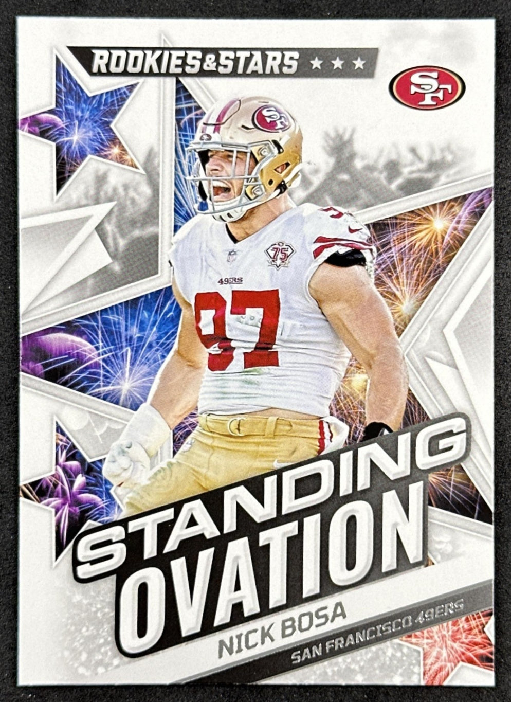 Nick Bosa Standing Ovation 2022 Rookies & Stars 49ers Front
