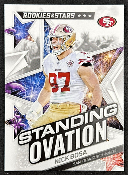 Nick Bosa Standing Ovation 2022 Rookies & Stars 49ers Front