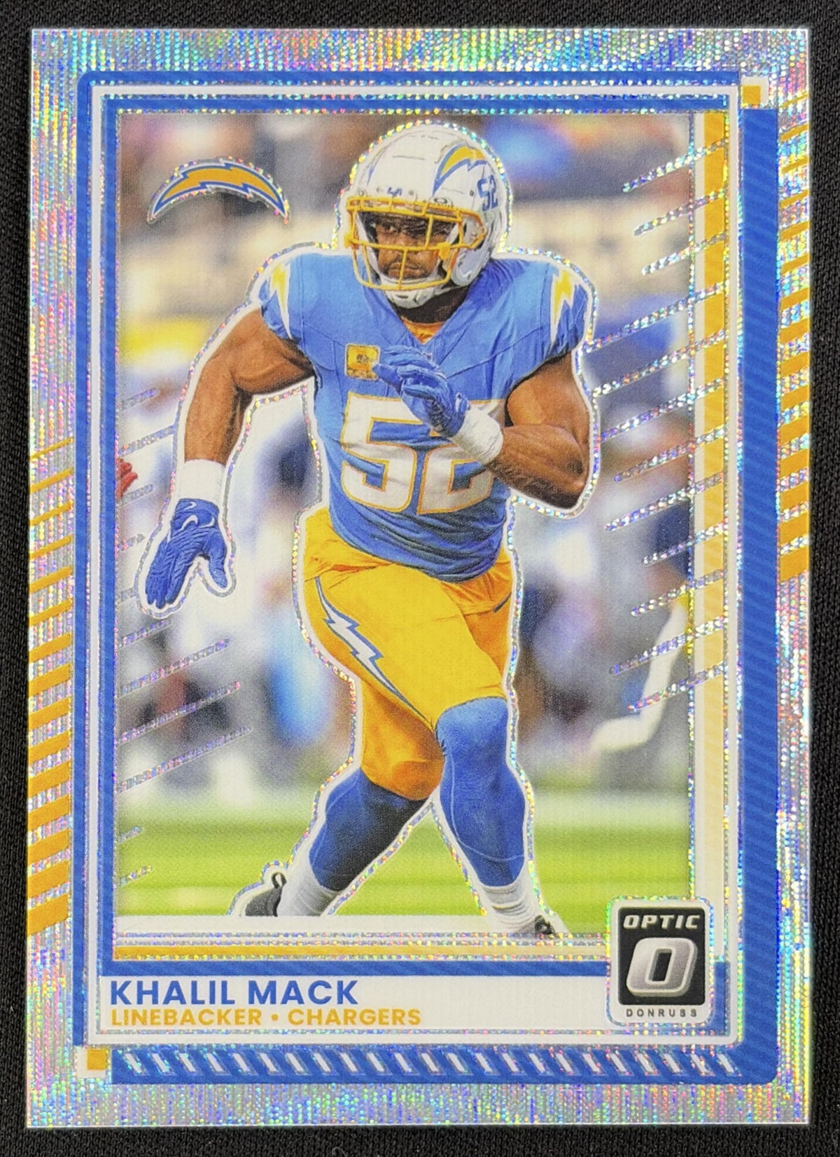Khalil Mack 2025 Panini Donruss Optic Wave Prizm /300 Chargers