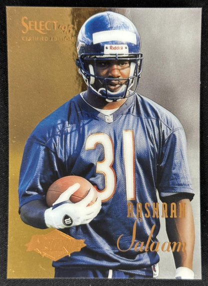 Rashaan Salaam 1995 Pinnacle Select Certified Bears