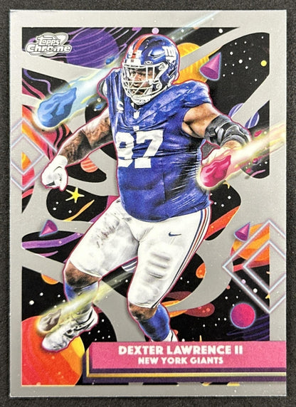 Dexter Lawrence II 2025 Topps Cosmic Chrome Giants front