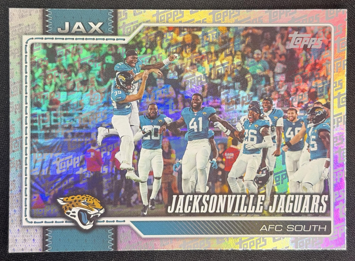 Jacksonville Jaguars 2026 Topps Fanatics Foil Sports Trading Card