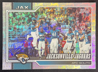 Jacksonville Jaguars 2026 Topps Fanatics Foil Sports Trading Card
