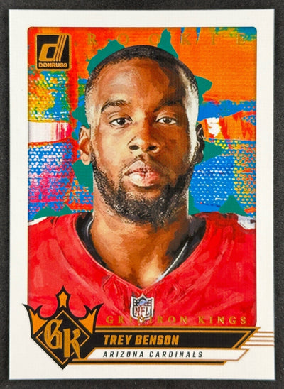 Trey Benson 2024 Donruss Rookie Gridiron Kings Cardinals Sports Trading Card