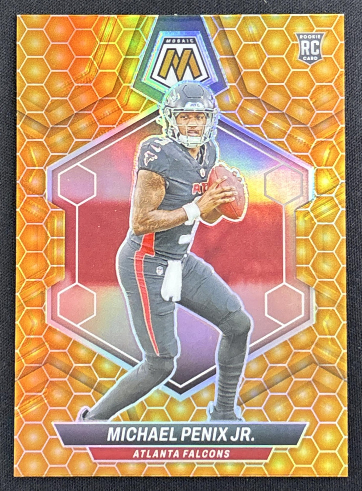 Michael Penix Jr. 2024 Panini Mosaic Honeycomb Prizm Falcons