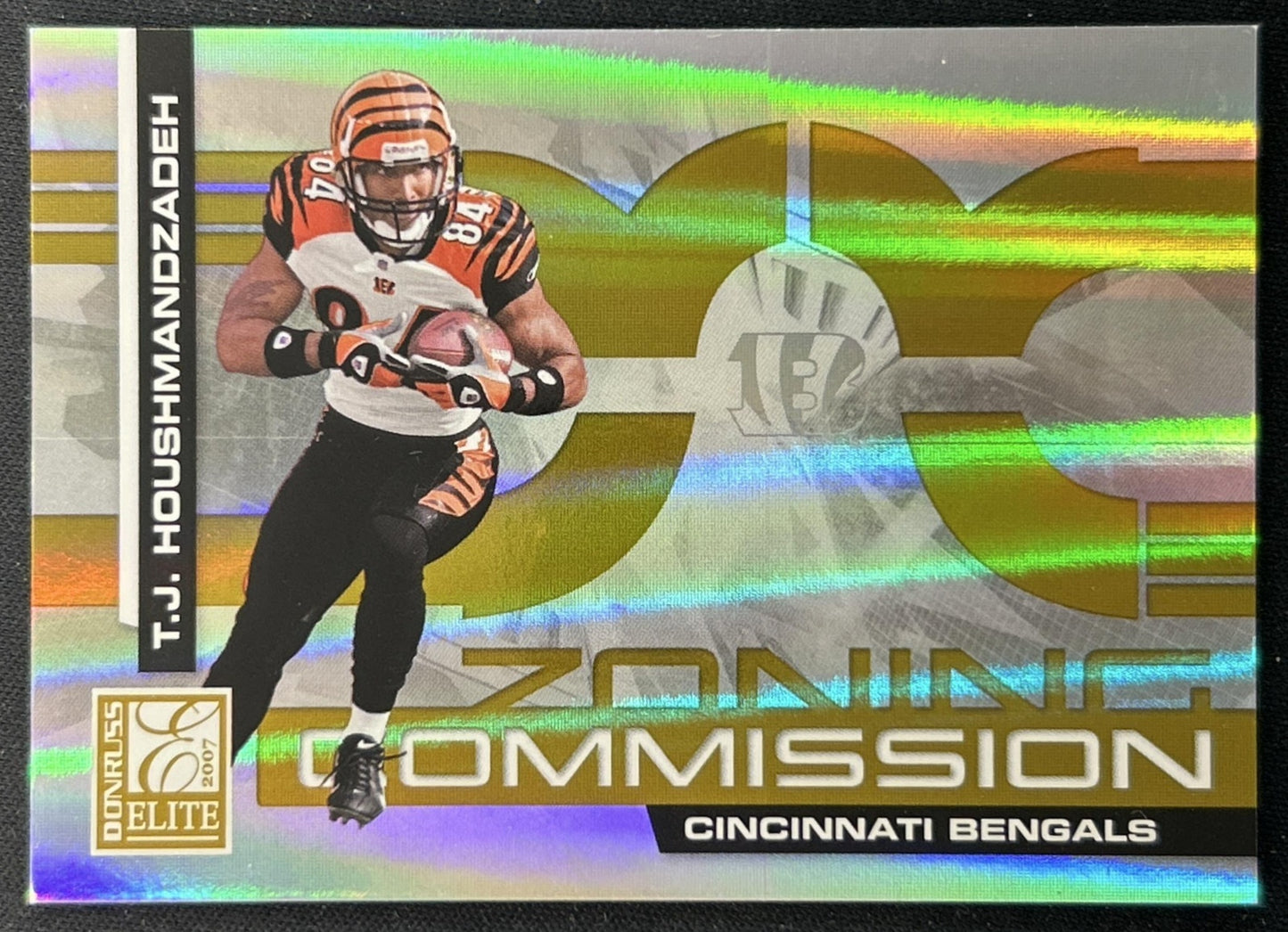 T.J. Houshmandzadeh 2007 Donruss Elite Zoning Commission Gold /1000 Bengals